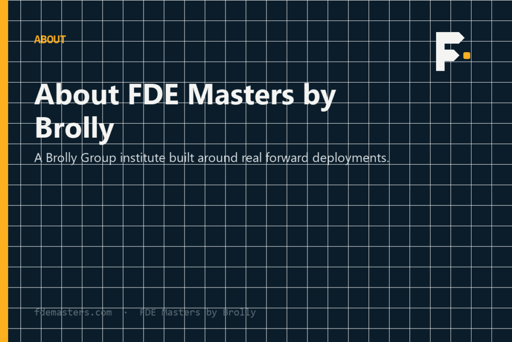 About FDE Masters, a Brolly Group training institute in Hyderabad