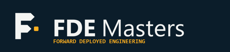 FDE Masters logo, forward deployed engineering training institute in Hyderabad