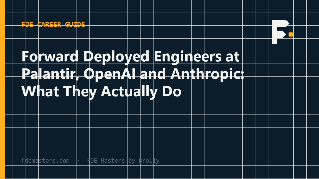 Comparison of forward deployed engineer roles at Palantir, OpenAI and Anthropic